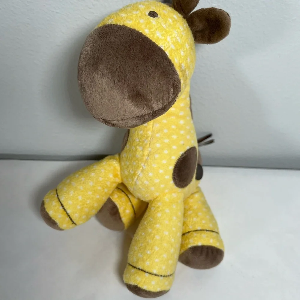 Carters musical Yellow and Brown Plush Giraffe‎